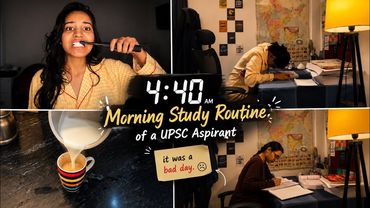 A Bad Day in My Life as a UPSC Aspirant 😞| Realistic Study Vlog | Delhi Student Life
