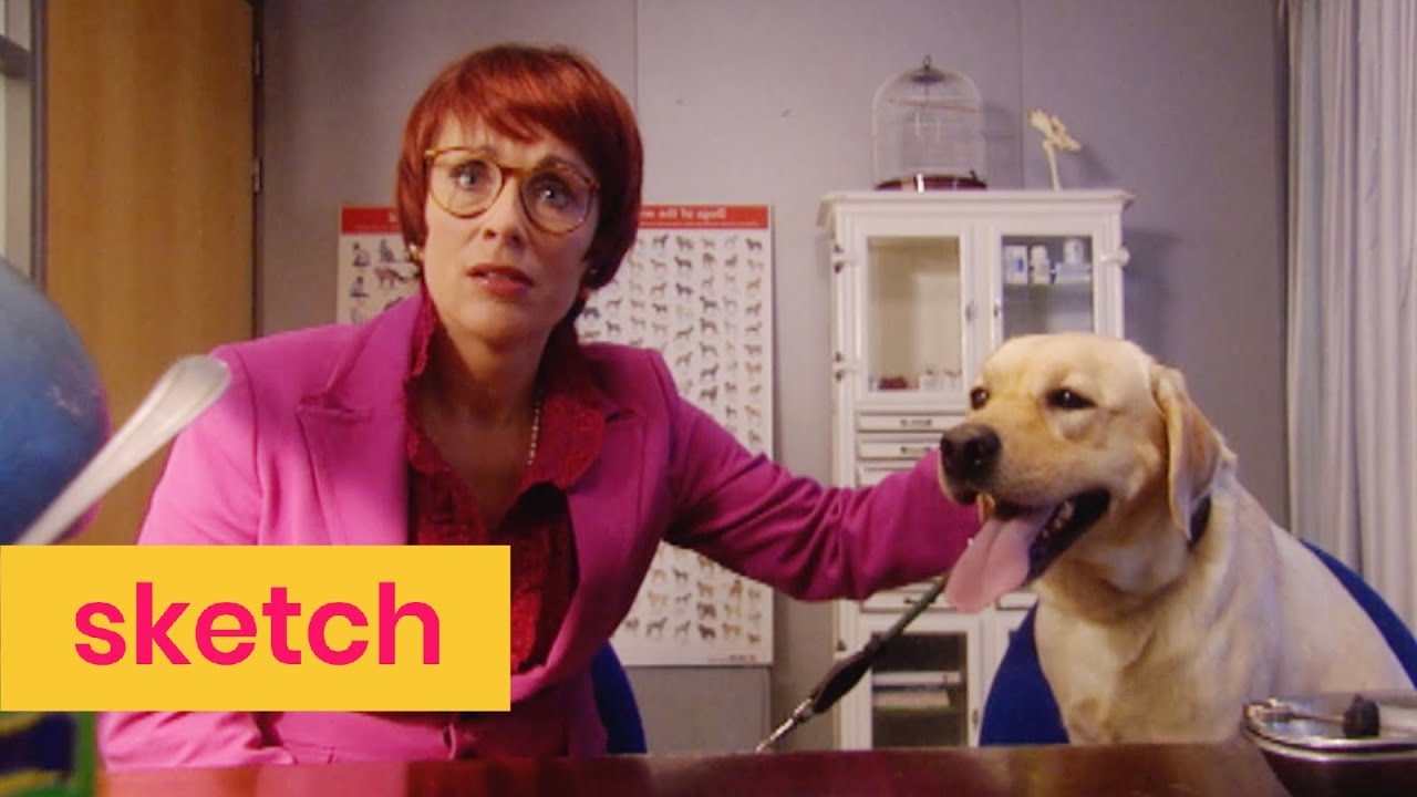 Een blindengeleidemens voor Slobber | Sketch