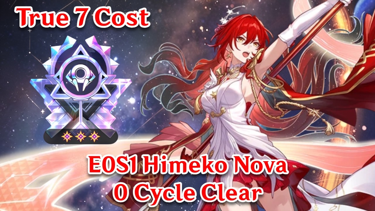 33 MILLION HP MURATA GRAPHIA!? E0S1 Himeko Nova 0 Cycle Clear Showcase| Honkai Star Rail 4.4