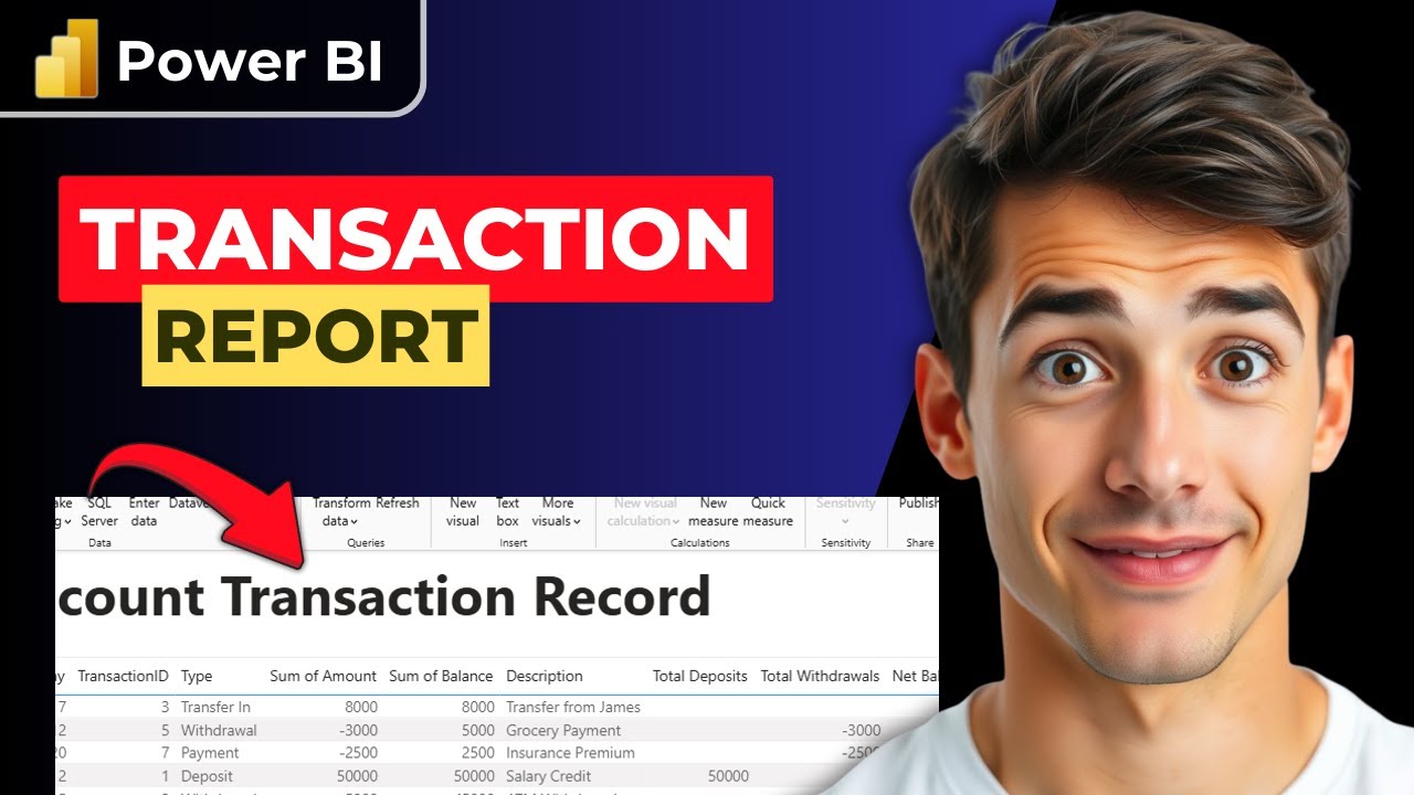 How To Create Bank Transactions Report In Power BI (Easiest Way) (2026 Guide)