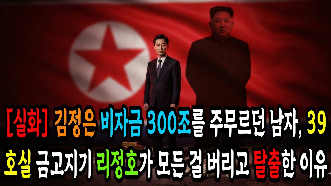 (실화) 김정은 비자금 300조를 주무르던 남자, 39호실 금고지기 리정호가 모든 걸 버리고 탈출한 이유