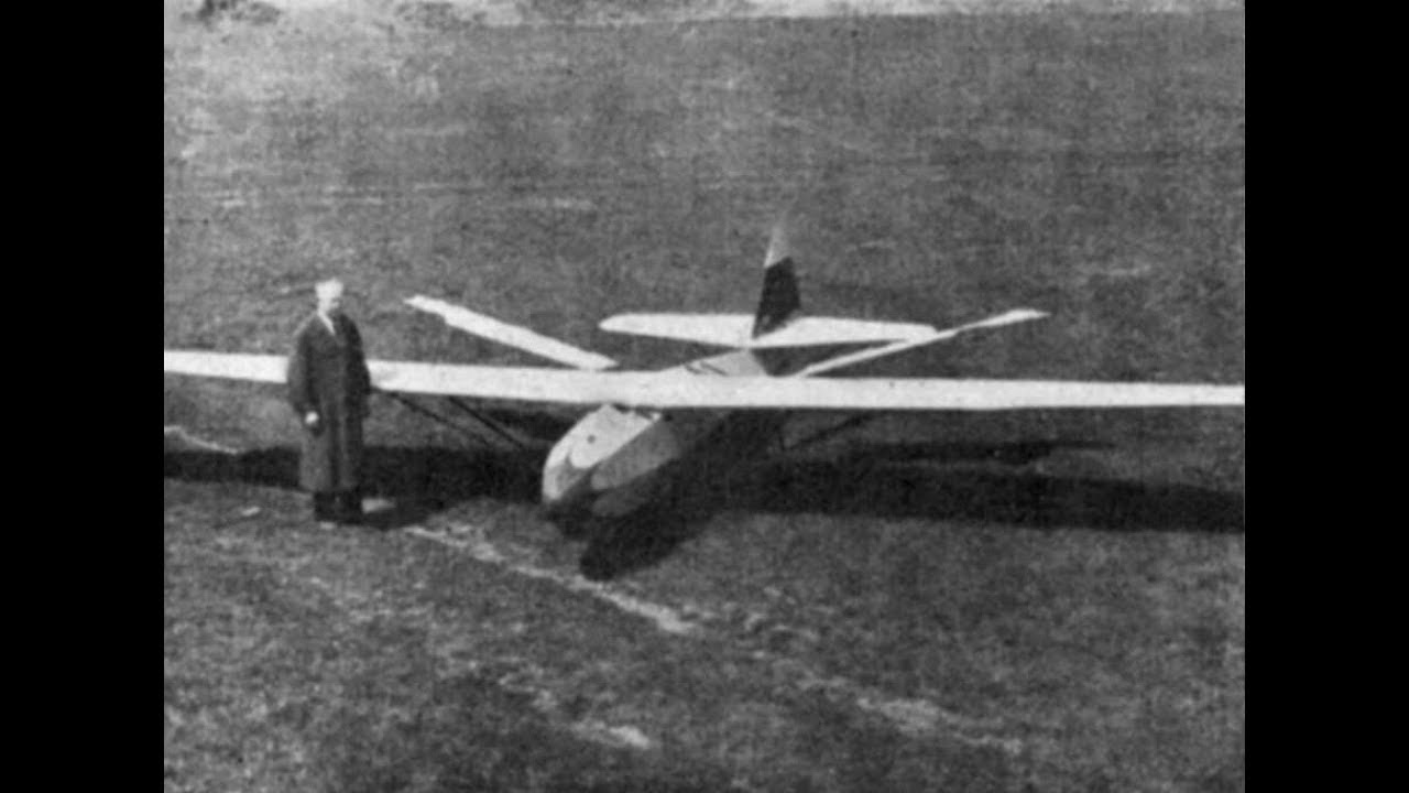 World's First Manned Ornithopter Adalbert Schmid 1942 Germany