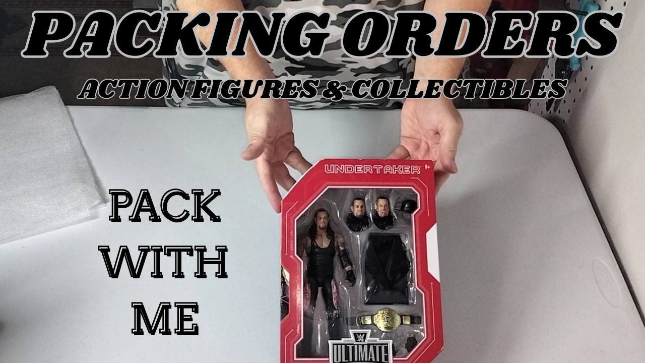 Packing orders for my small business | Action Figures | Transformers | WWE | DC | No Talking | EP80