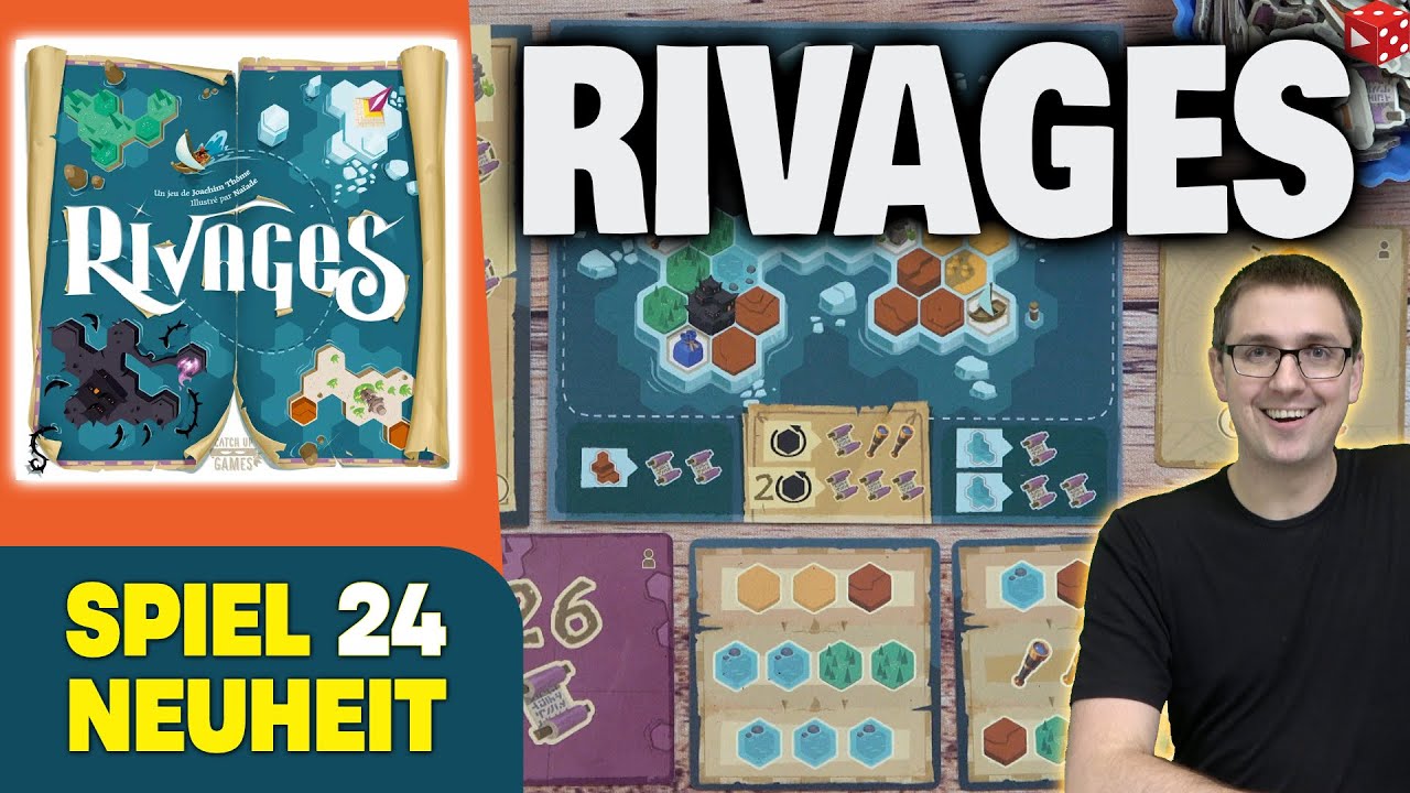SPIEL 24 Neuheit: RIVAGES - Draft & Fill Innovation von den Faraway Machern?
