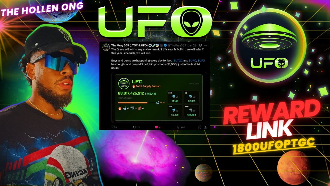 UFO token & PTGC at All-Time Lows – Better than Shiba Inu & PEPE