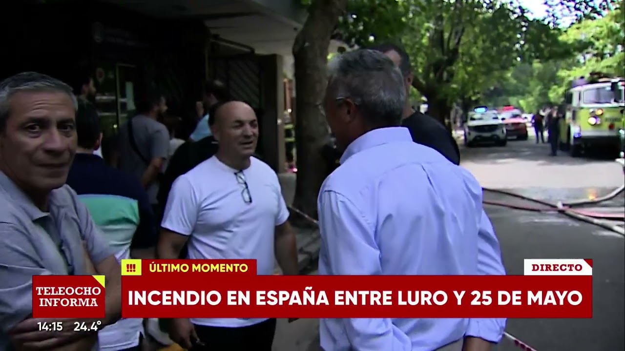 INCENDIO EN ESPAÑA ENTR LURO Y 25 DE MAYO