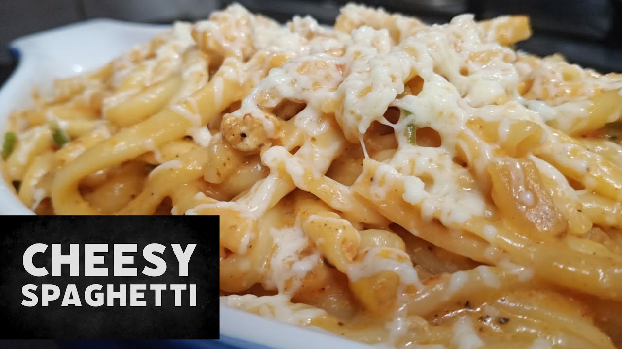 Cheesy/Saucy Spaghetti With Tomato Sauce By SM