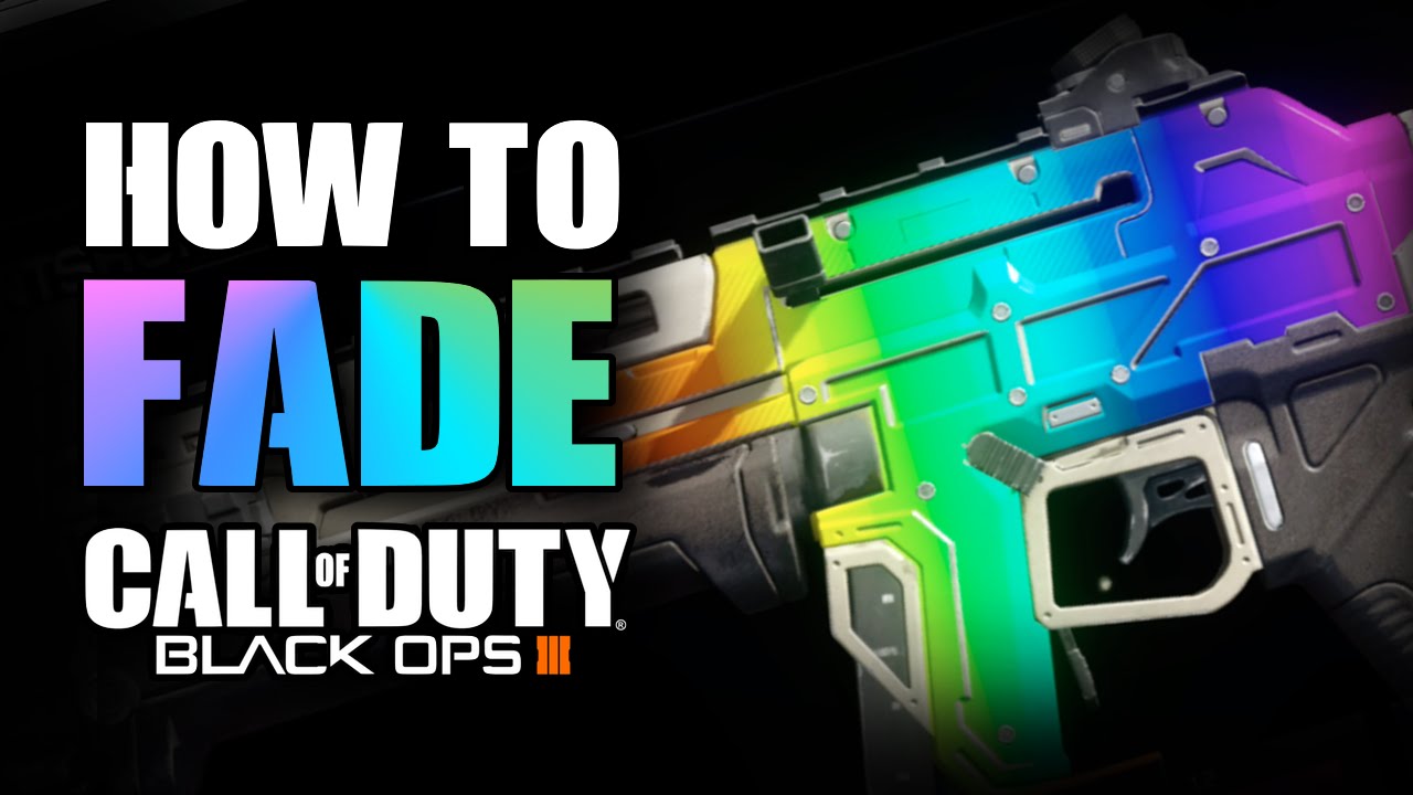 How To RAINBOW FADE In Paint Shop Tutorial (Call Of Duty Black Ops 3)