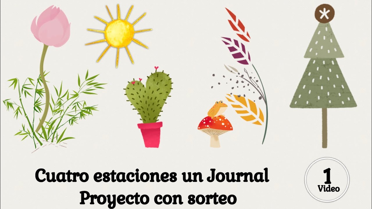 4 Estaciones un Journal / Junk Journal /