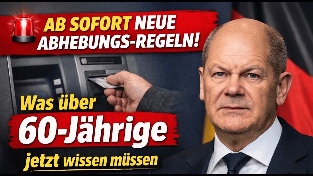 🚨 Neue Bargeld-Regeln ab sofort! Diese Abhebungs-Änderungen betreffen alle über 60 in Deutschland