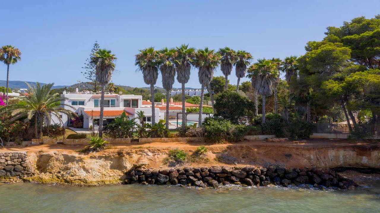 SEAFRONT VILLA FOR SALE IN SANTA EULALIA, IBIZA