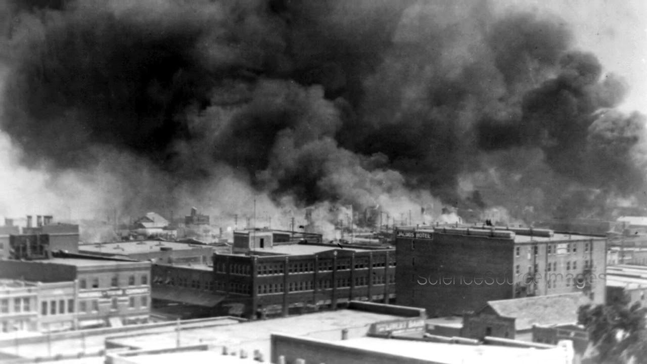 Tulsa Race Riot, 1921, Montage with text and music