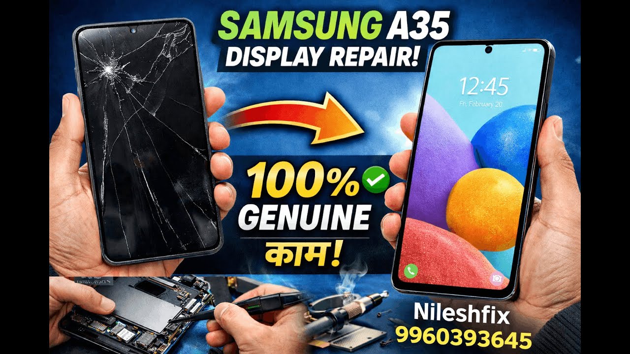 SAMSUNG A35 DISPLAYS CHANGE WITH ORGINAL COMBO WITH 100% GENIUN WORK 🧑‍🔧🧑‍🔧