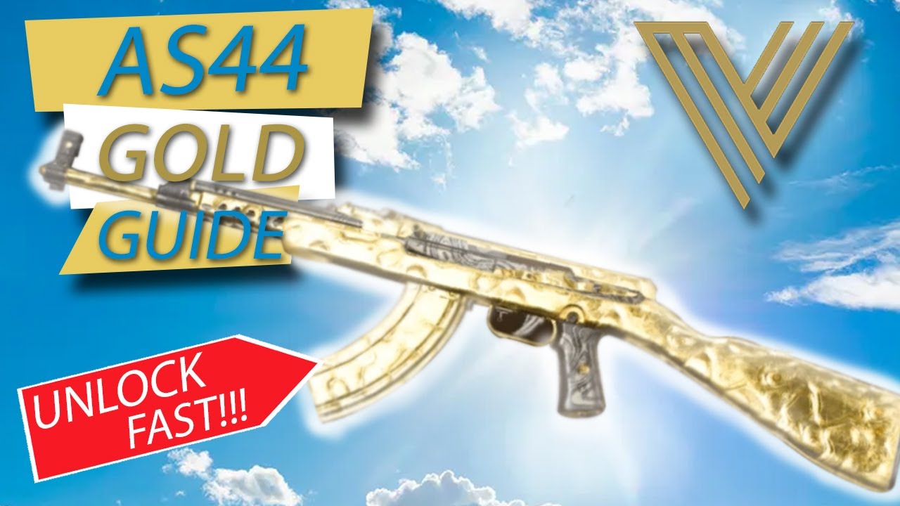 How to Unlock GOLD AS44 FAST!!! (Camo challenge guide)