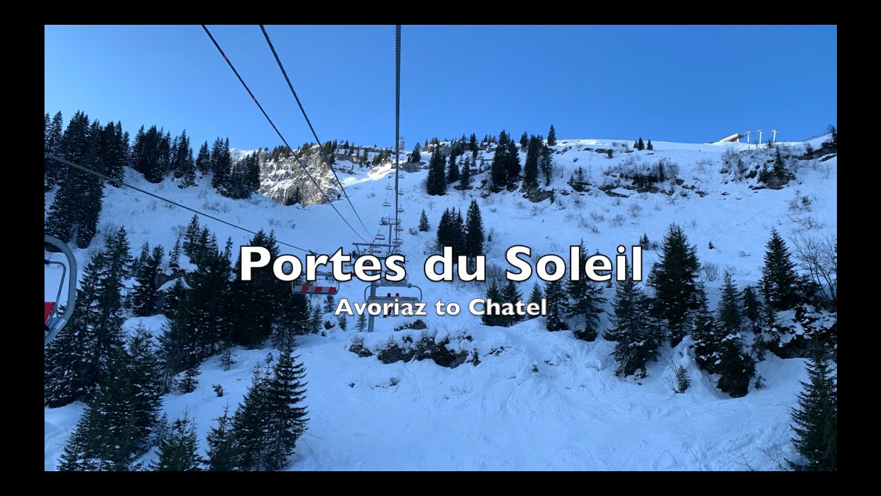 How to do Avoriaz to Chatel in Portes Du Soleil Circuit Ski Area Part 3 - Full Version