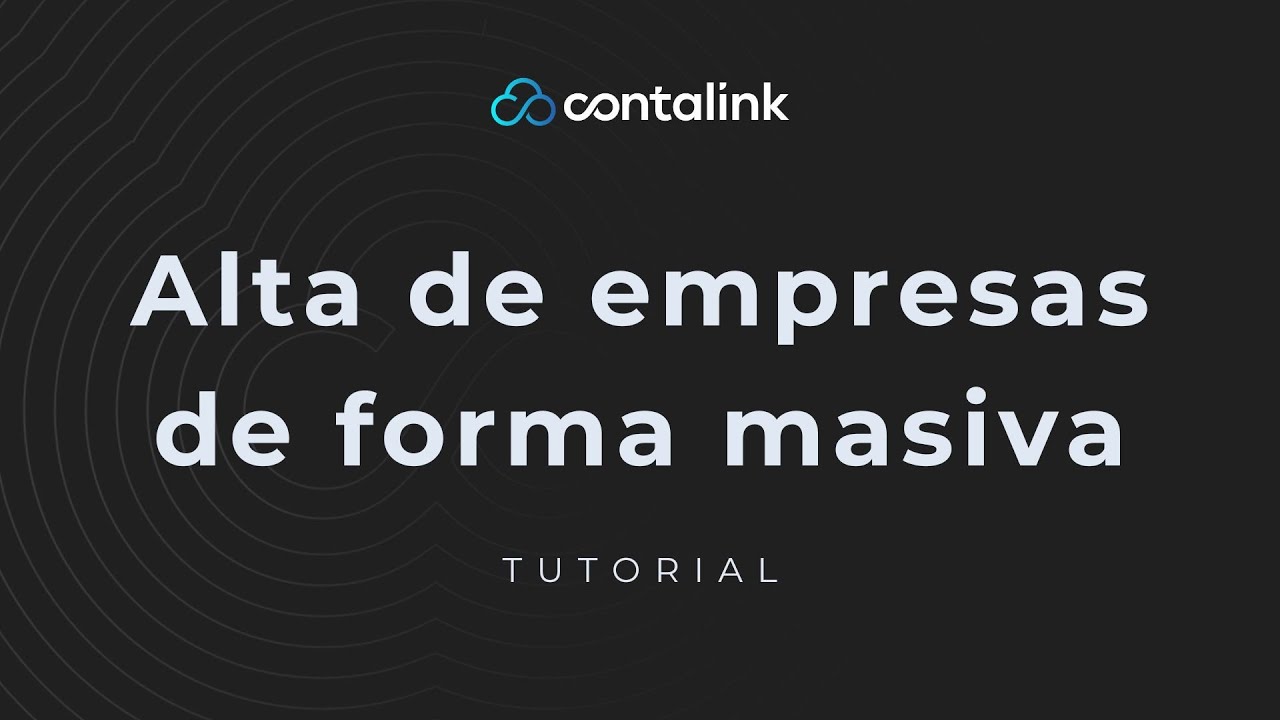 Alta de empresas de forma masiva