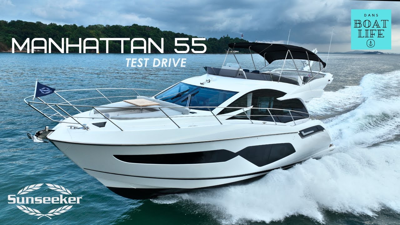 Sea Trial with Handling Test - Sunseeker Manhattan 55