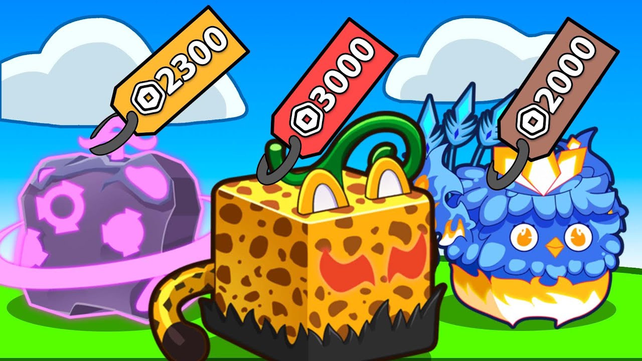 Choose Your Random Blox Fruits From It's Robux Price, Then Battle!