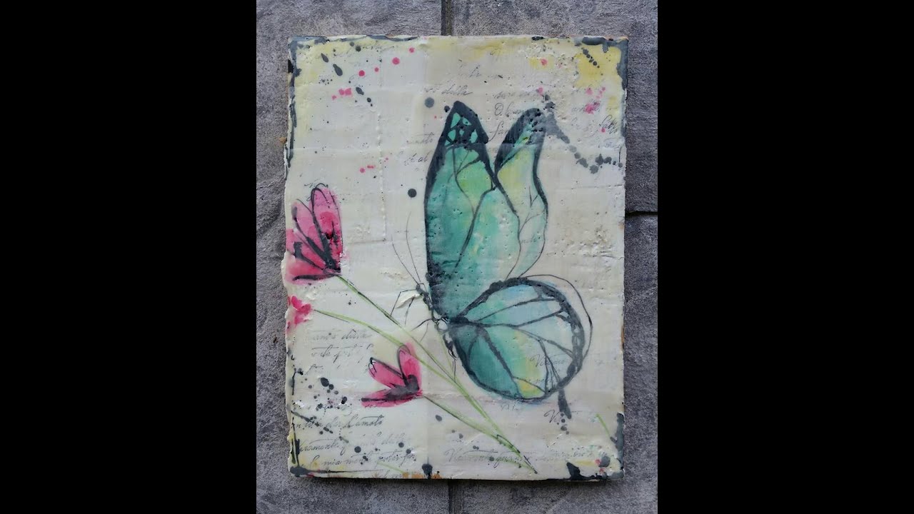 Encaustic Butterfly Project