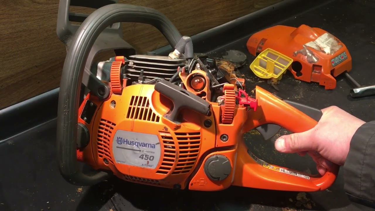 Та самая Хускварна,с «плавающей» неисправностью.