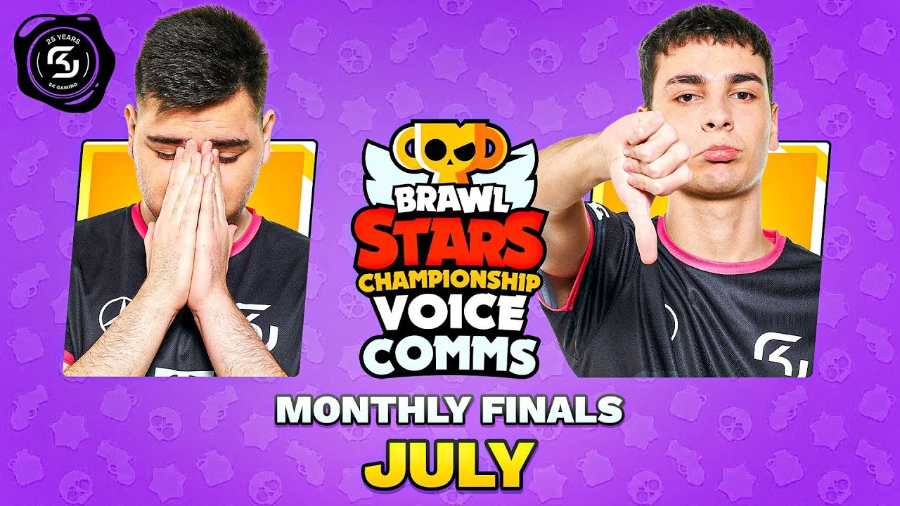 SO CLOSE! 😩| SK BRAWL STARS VOICE COMMS #1 PLAYS | BSC JULY MONTHLY FINALS