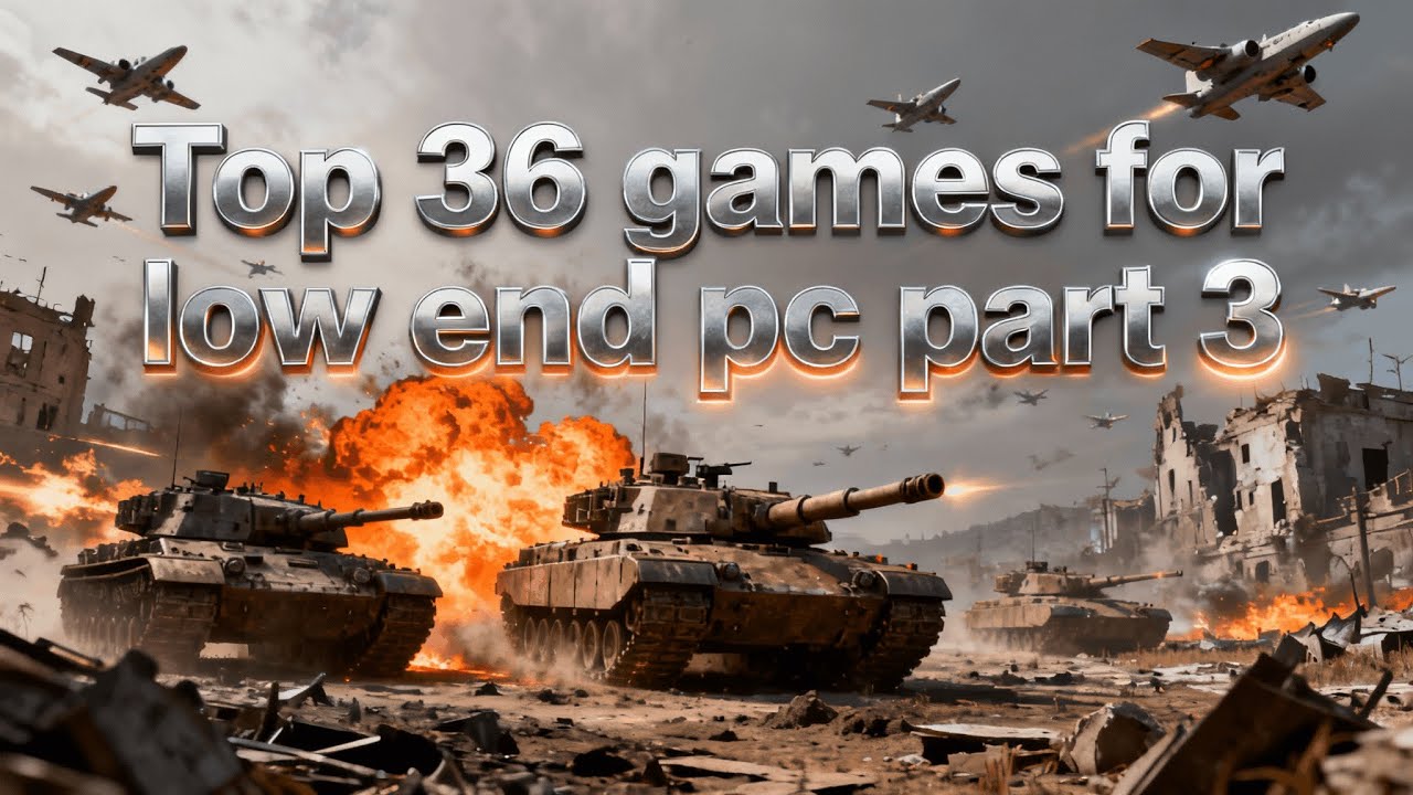 TOP 36 GAMES FOR LOW END PC/LAPTOP | GMA 4500 MHD | intel core 2 duo | VRAM 128mb | RAM 4/6/8 gb