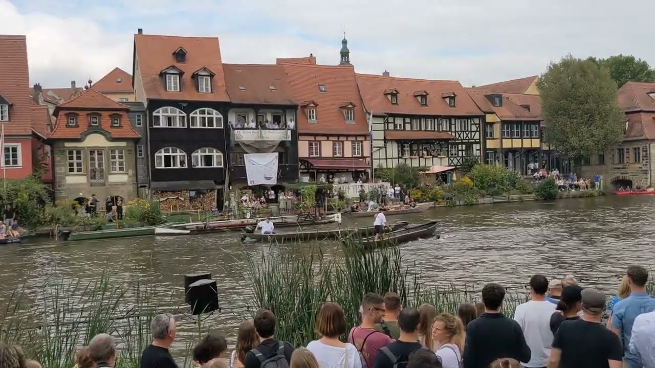 Fischerstechen auf der Sandkerwa 2022 in Bamberg (So., 28.08.22)