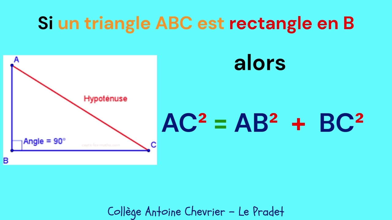 theoreme de pythagore