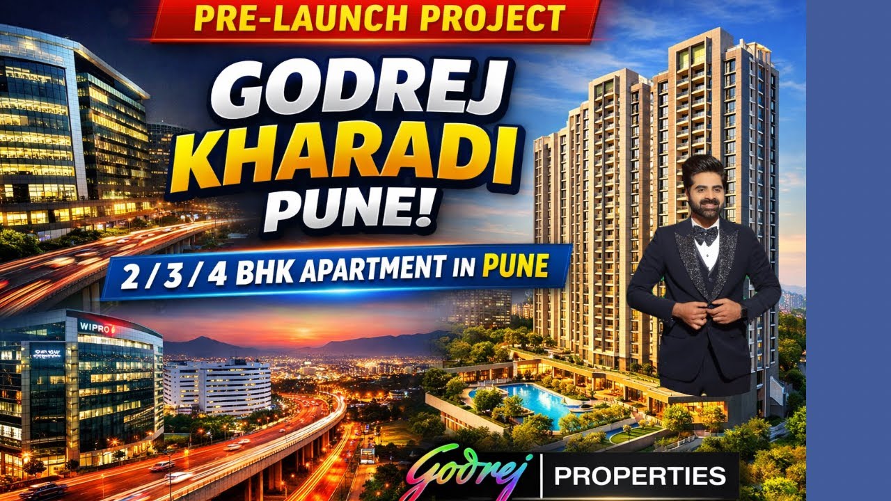 2/3/4 BHK Apartments in Pune | Godrej Apartments in Kharadi | New Launch In Pune 