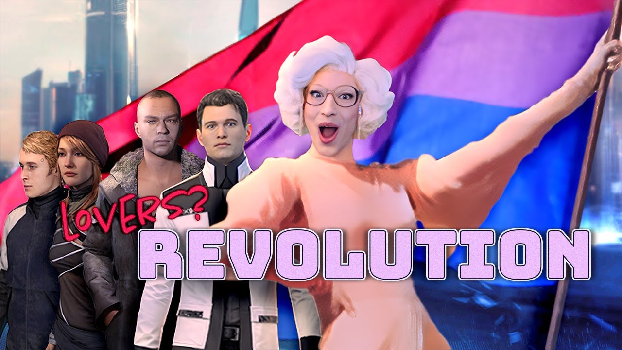 DETROIT BECOME HUMAN but Granny making it about her bisexual army