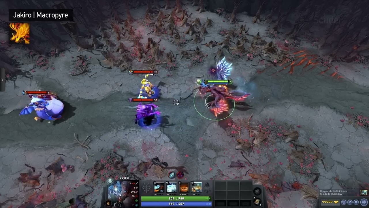 Dota 2 - Reduced Cast Range Showcase