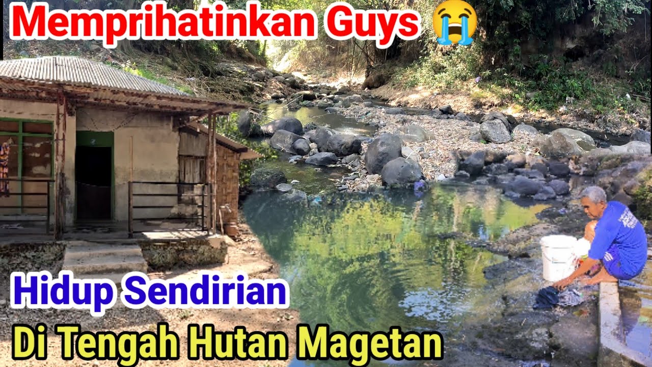 Nenek Tuna Netra Sendirian di Hutan Gunung Bancak Magetan 