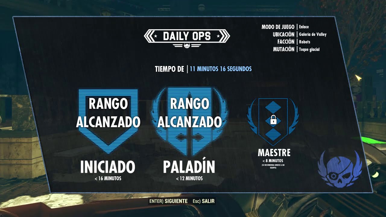 Fallout 76 SPOILER PTS Operaciones Diarias