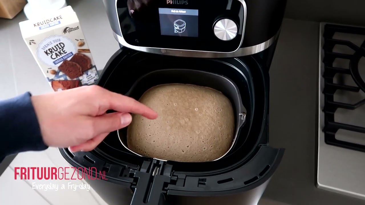 Airfryer Kruidcake Bakken met Philips Airfryer XXL HD9880/90