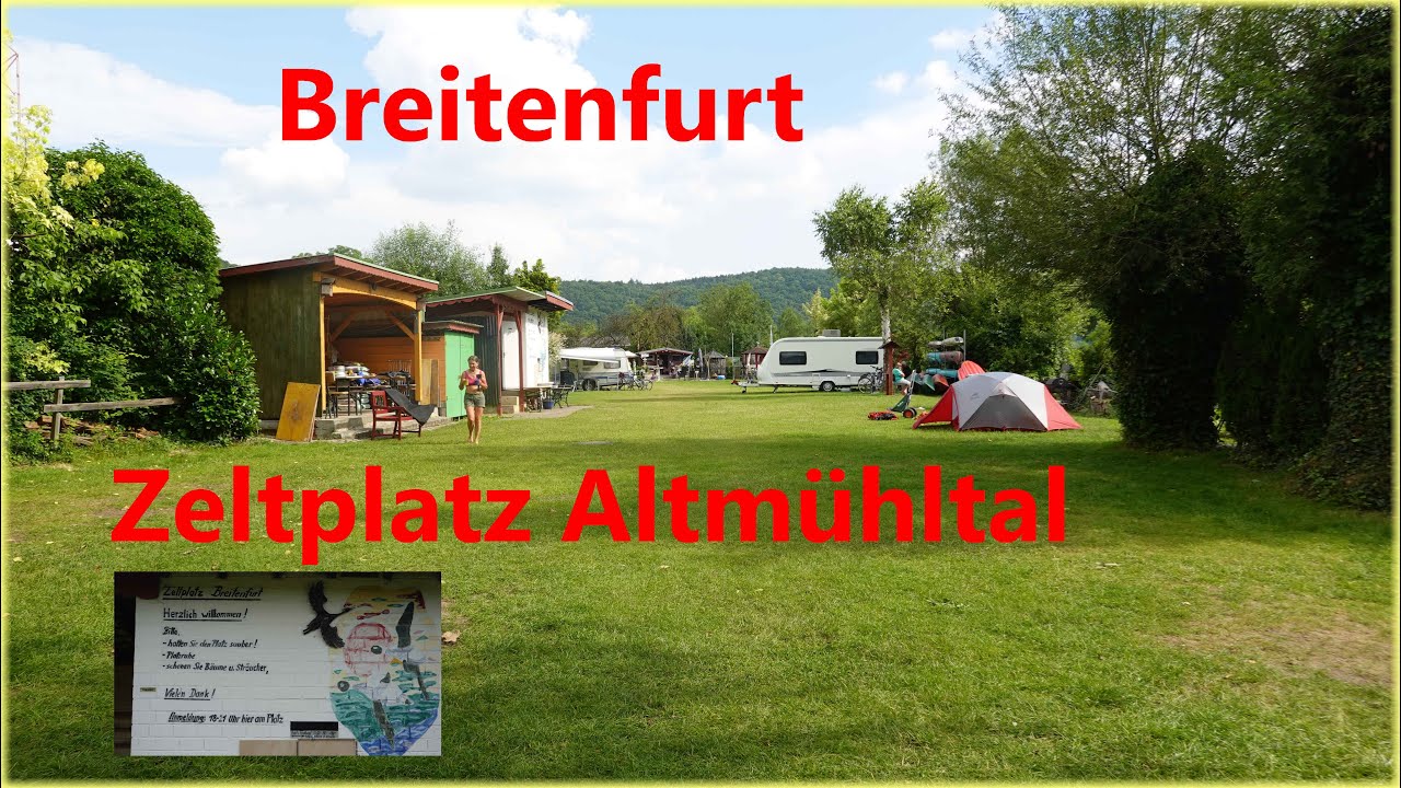 ⛺️ Zeltplatz Altmühltal (Dollnstein / Breitenfurt) - ideal für Boots- und Radreisende