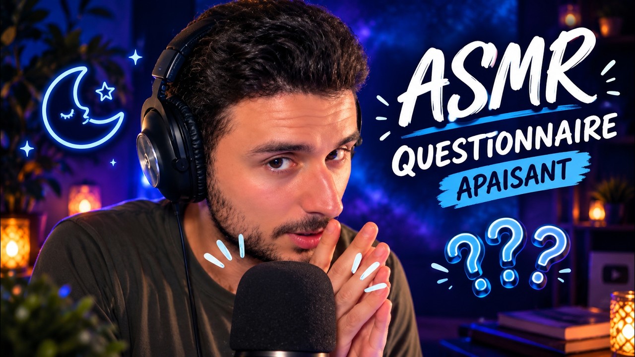 ASMR : 10 QUESTIONS RELAXANTE AVEC SONS APAISANTS !