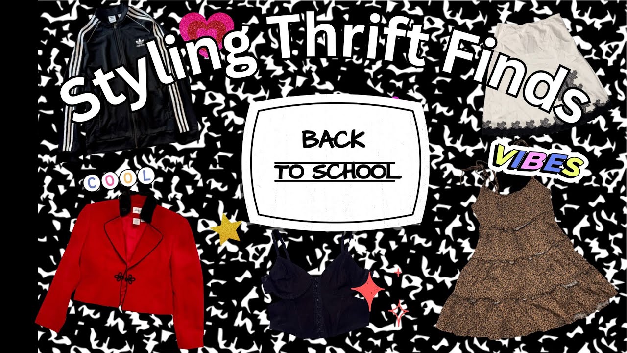Styling Recent Thrift Finds (Back School Edition)