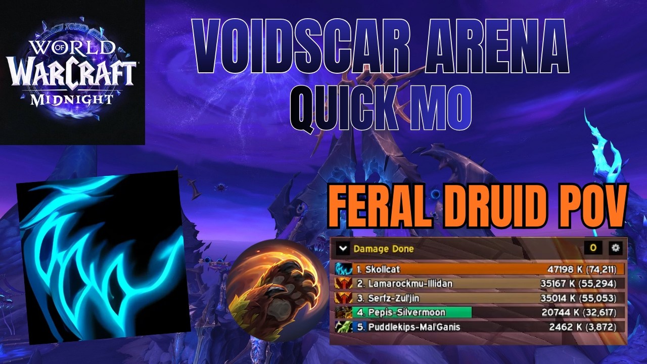 Voidscar Arena M0 | R1 Feral Druid NA | Midnight Pre-season