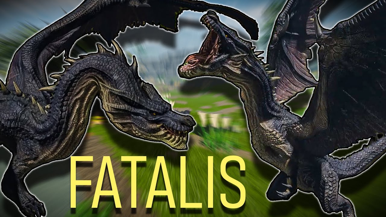 Fatalis ПОВРЕЖДЁН PvP… Чёрный дракон неостановим! | Roblox: Monstrous Battlegrounds