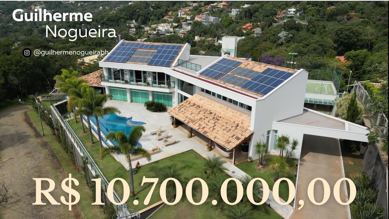 Casa a venda por 10 milhões no Ville de Montagne em Nova Lima