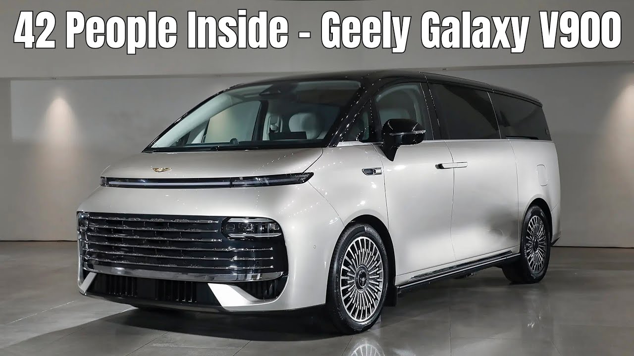 New 2026 Geely Galaxy V900 luxury MPV | 42 people fit inside!