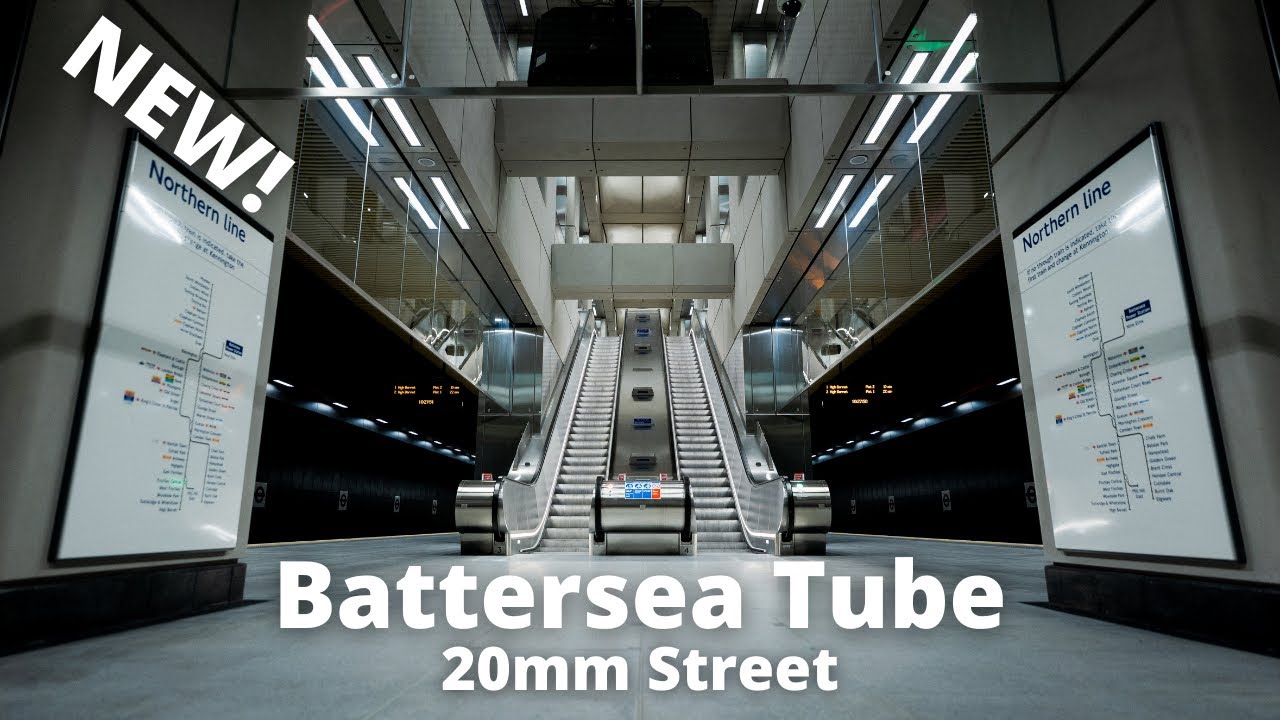 Sony 20 mm F1.8 London Street Photography + Battersea Tube Station