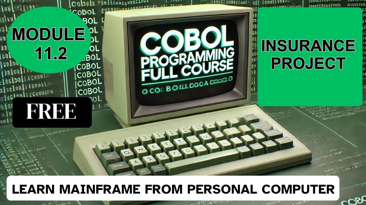 Модуль 11.2: Пример страхового проекта на COBOL | Полный курс программирования на COBOL