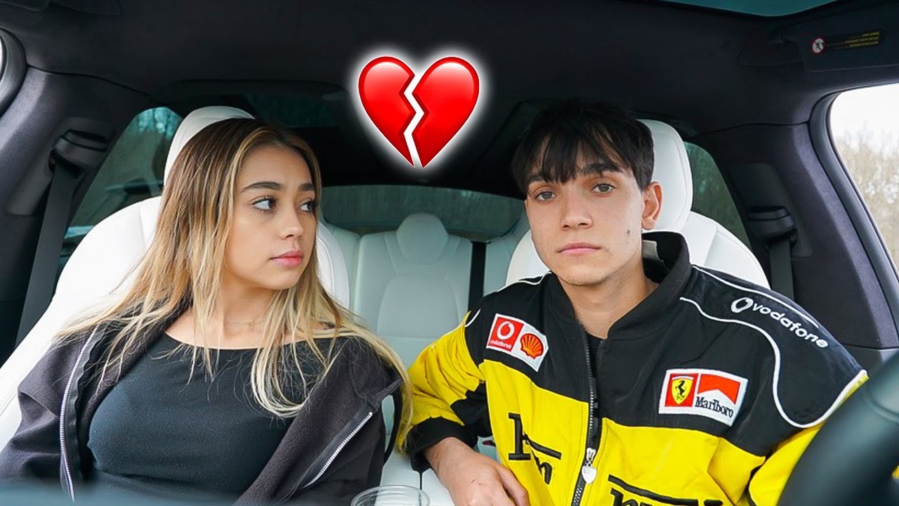 we broke up.