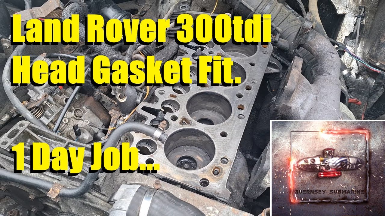 Замена прокладки головки блока цилиндров Land Rover 300tdi за один день...