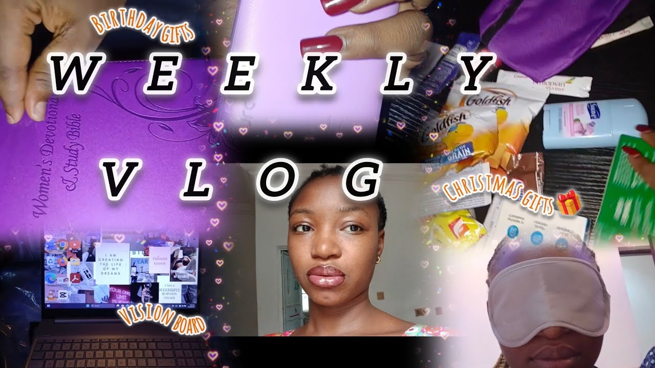 WEEKLY VLOG🫧💕||Back to school🩺, My LAST Days of 2025,Birthday gifts 🎁 .........