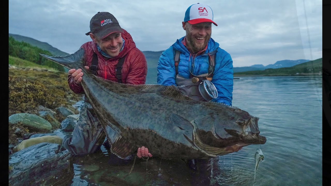 Halibut on a Fly Rod - A BROKEN fly rod