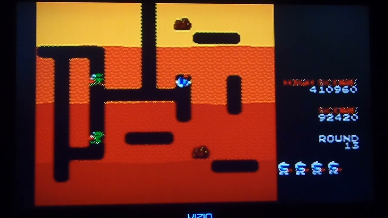Jakks Pacific Pac-Man Plug and Play (2008): Dig Dug (40th Anniversary Special) High Score: 453,160
