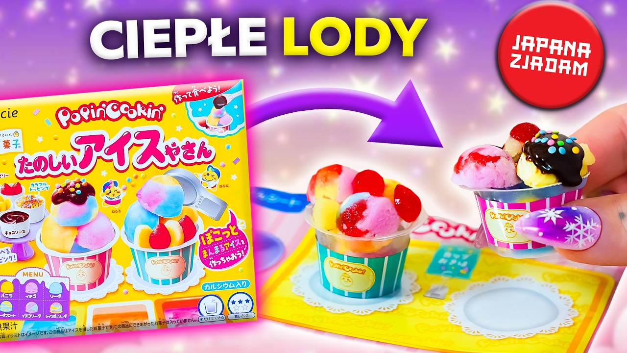 MINIATUROWE LODY Z PROSZKU! 🍦 JAPANA zjadam | Agnieszka Grzelak Vlog