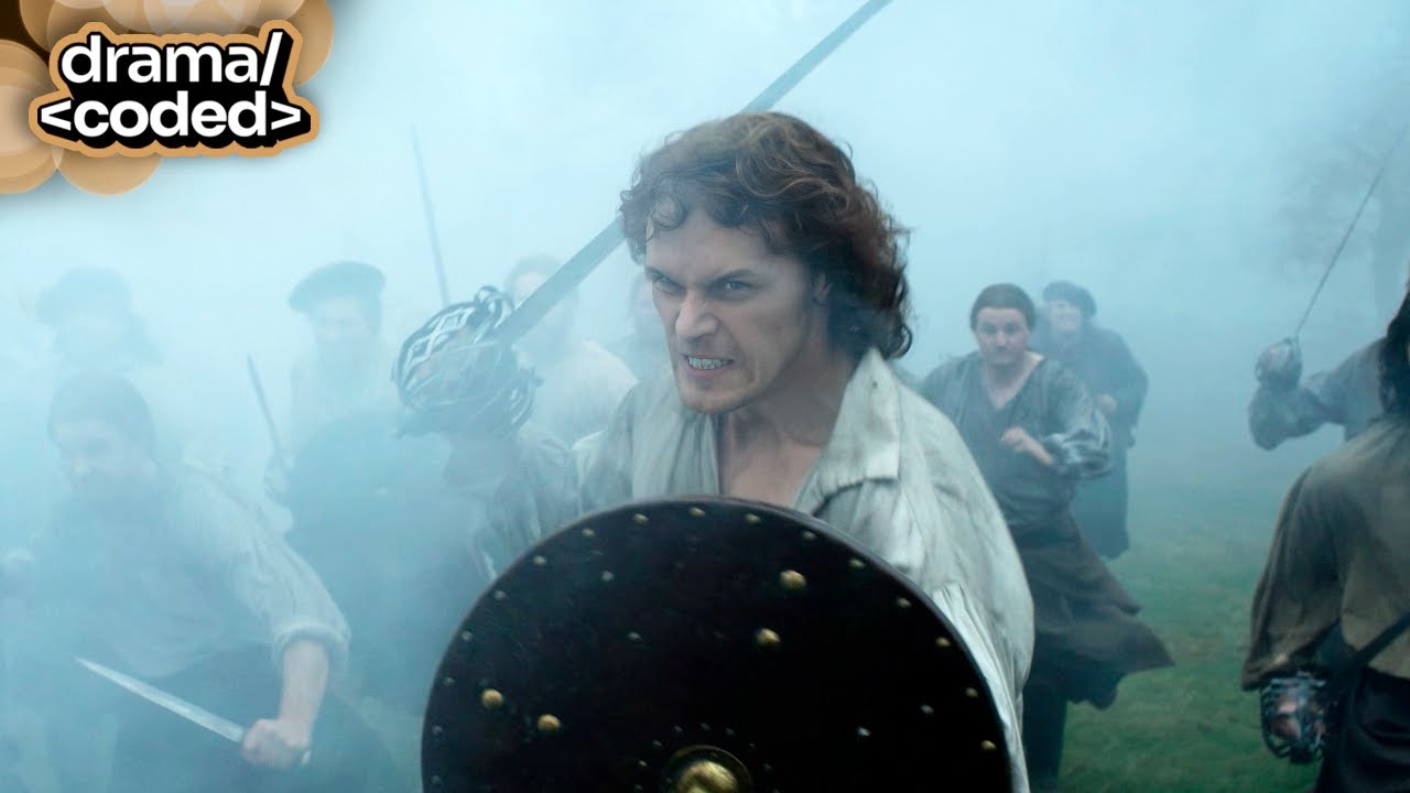 outlander (2016) - sneaking through the fog to ambush the british
